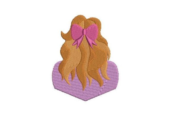 Back of Girl's Head Wearing a Hair Bow
