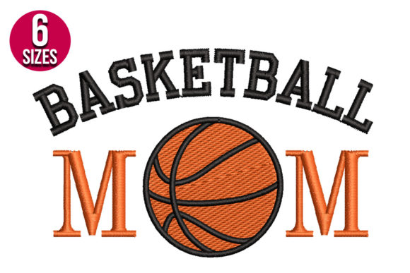 Basketball Mom Embroidery