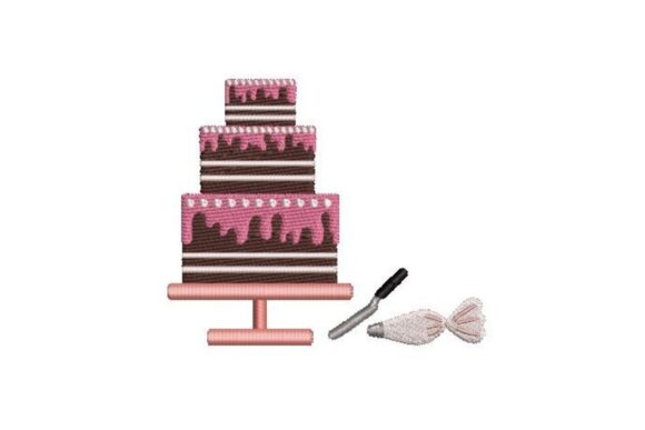 Cake Being Iced