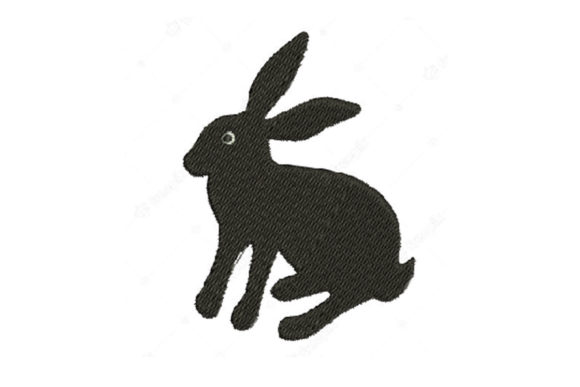 Cute Rabbit Embroidery Design
