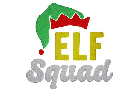 Elf Squad Embroidery Design