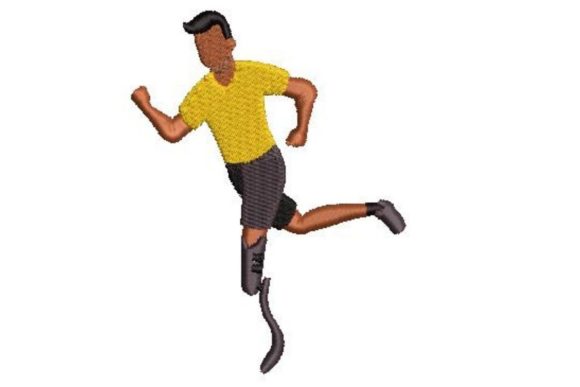 Paralympic Athlete Embroidery