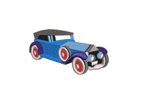 Roaring 20s Car Embroidery Design