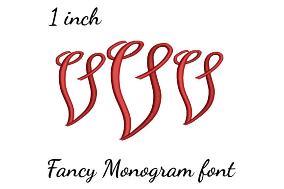V Monogram Font Fancy Review